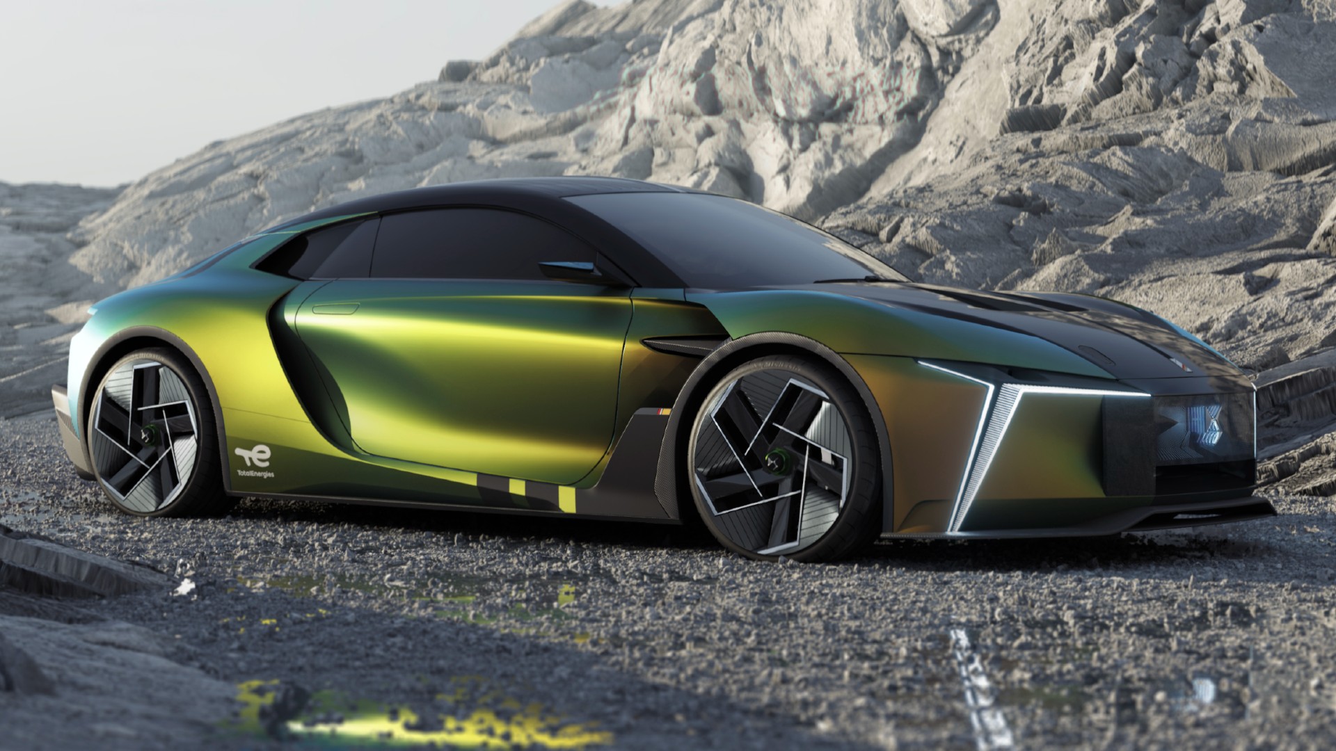 DS发布全新E-Tense概念车 融合Formula E技术的纯电轿跑