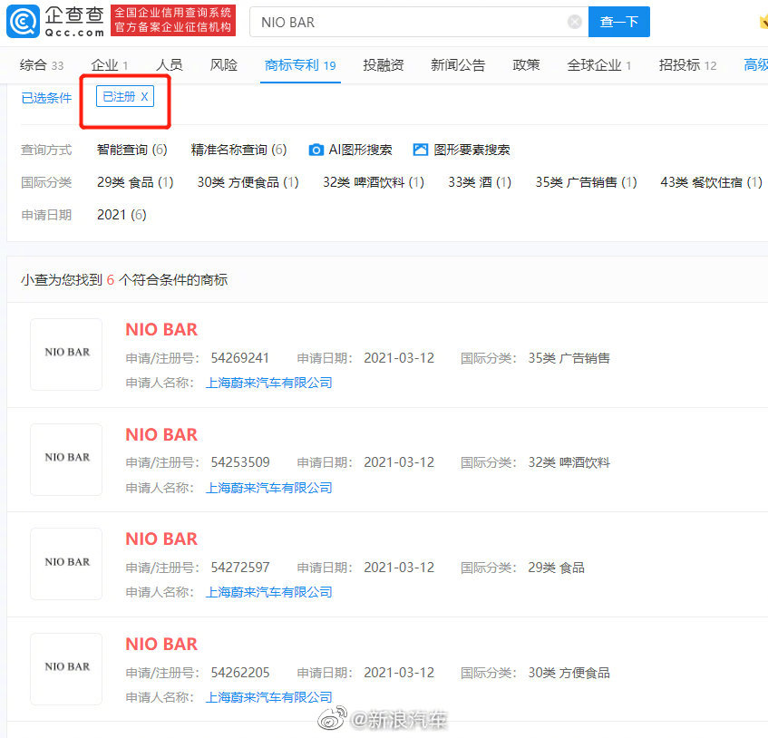不是愚人节玩笑 蔚来申请多项酒类商标
