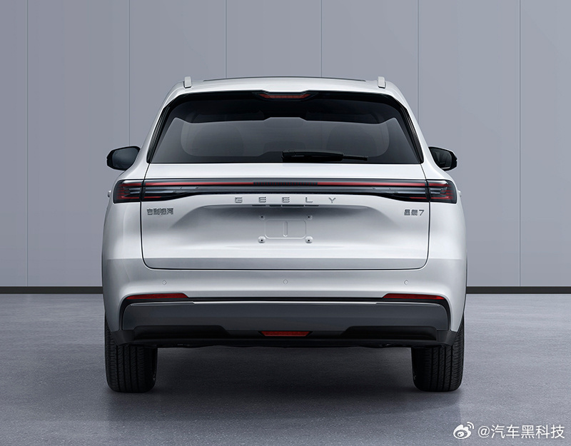 吉利银河星舰7申报图曝光 或搭最新雷神混动技术