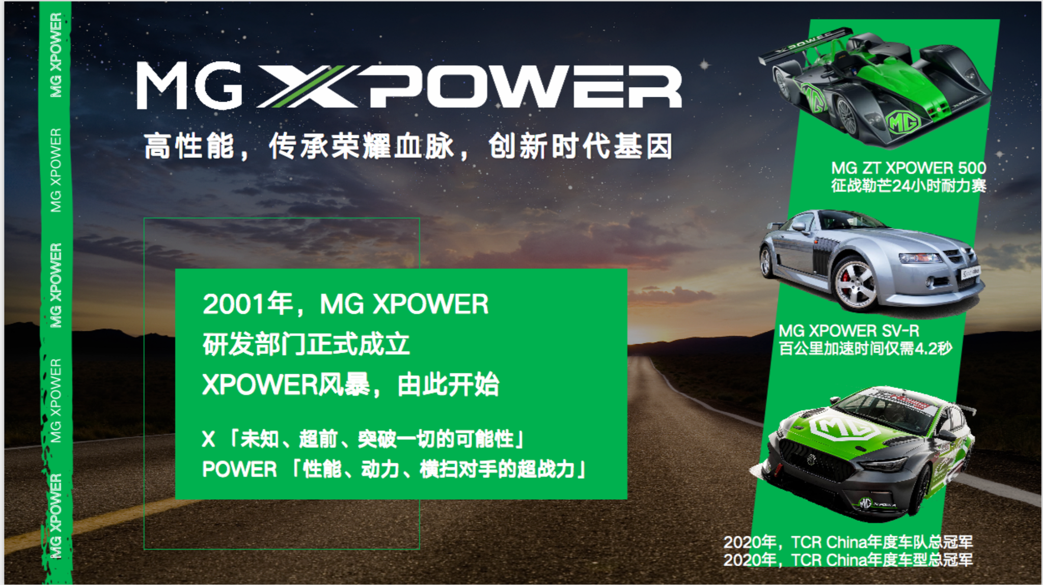 源自官方的改装 为什么会有MG XPOWER?