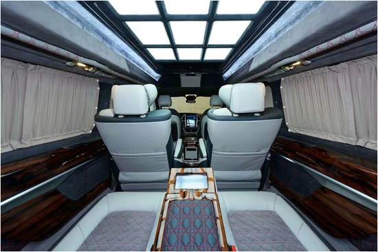 奔驰威霆改装七座商务车精品商务速览