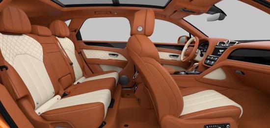 21款宾利添越4.0T V8火焰橘现车配色完美