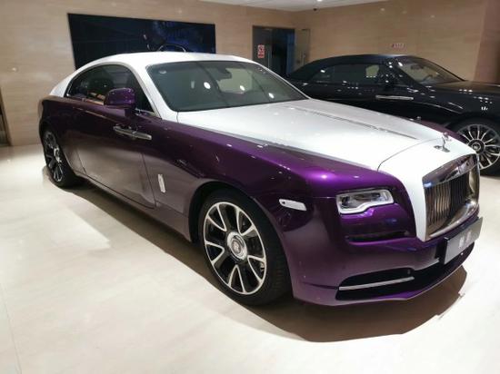 20款劳斯莱斯魅影暮光紫跑车小期货预售