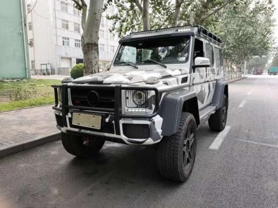 19款G700巴博斯 4X4全国唯一原车迷彩色