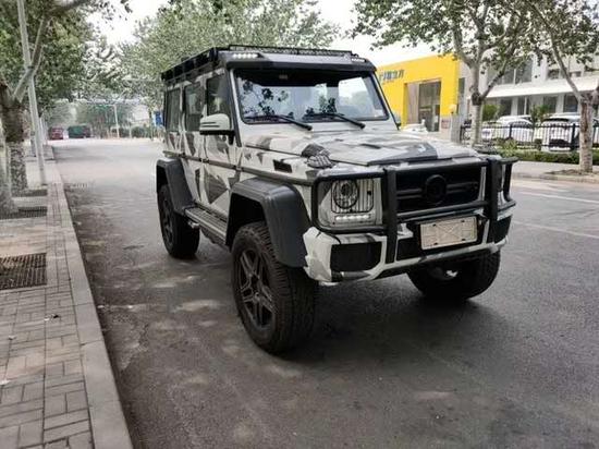 19款G700巴博斯 4X4全国唯一原车迷彩色
