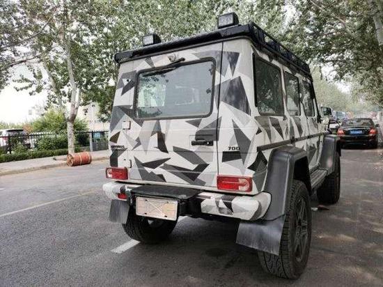 19款G700巴博斯 4X4全国唯一原车迷彩色