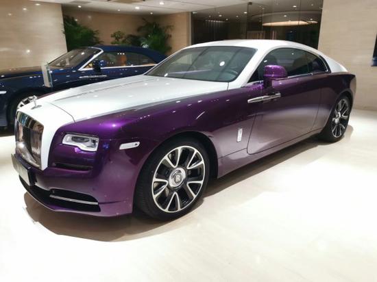 20款劳斯莱斯魅影暮光紫跑车小期货预售