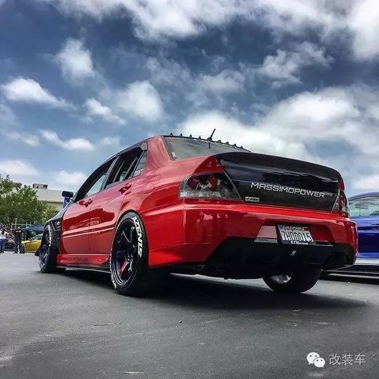 嗜血红魔 三菱EVO Ⅸ改装案例