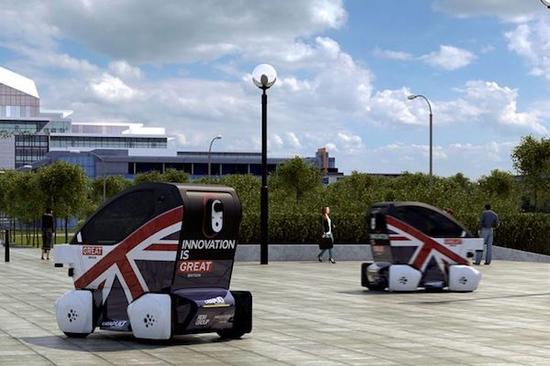 英国无人驾驶车Lutz