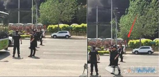 橘色箭头：笔者大致拍摄区域