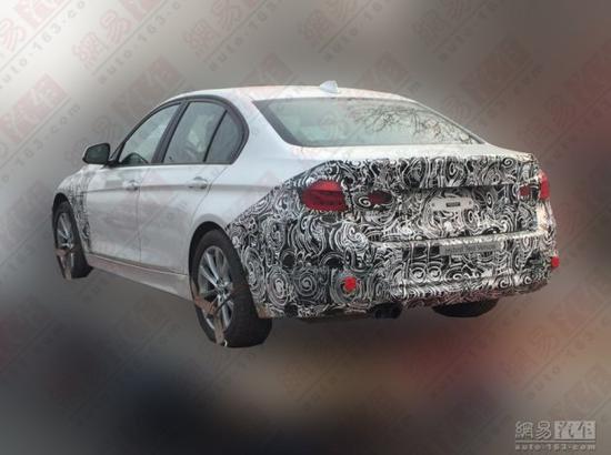 华晨宝马3系插电混动版 路试谍照曝光