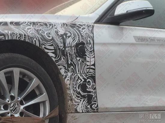 华晨宝马3系插电混动版 路试谍照曝光