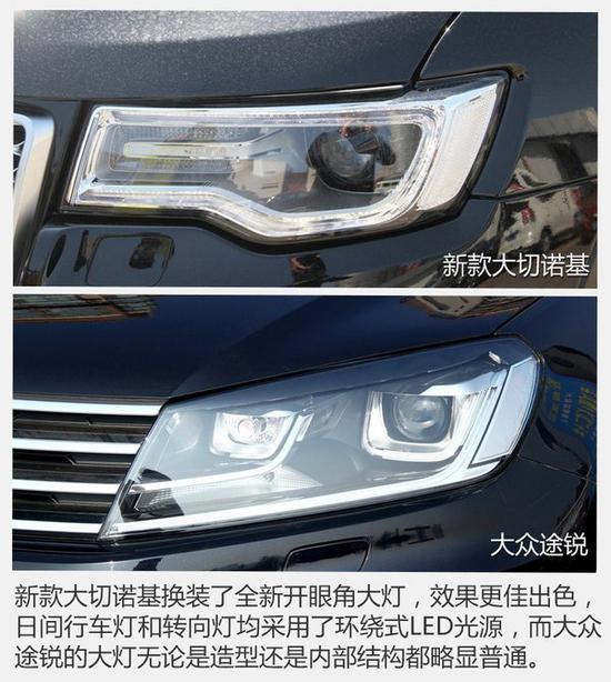 真男人的座驾 新款大切诺基对比大众途锐-图4