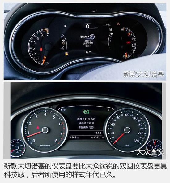 真男人的座驾 新款大切诺基对比大众途锐-图18
