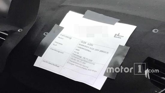 新宝马Z4内饰谍照曝光 科技感提升明显