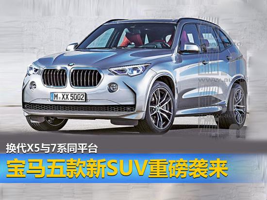 宝马五款新SUV重磅袭来 换代X5与7系同平台-图1