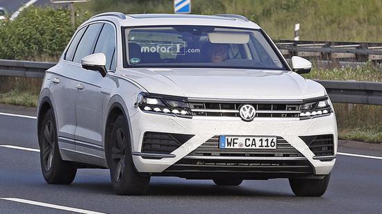 曝大众新途锐谍照 将亮相法兰克福车展