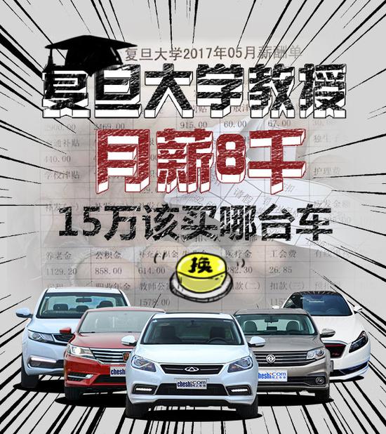 低薪大学教授买啥车 15万