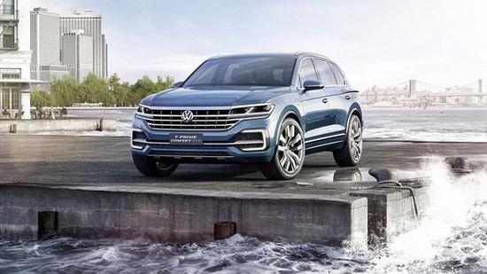 曝大众新途锐谍照 将亮相法兰克福车展