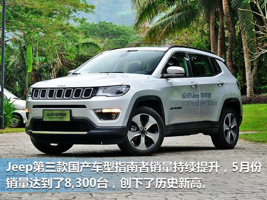 Jeep国产车前五月销量近9万辆 同比大增175%-图3