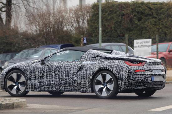 宝马i8 Spyder谍照曝光 或将明年初推出