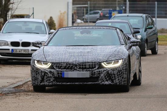 宝马i8敞篷版谍照曝光 动力配置提升2018年发布
