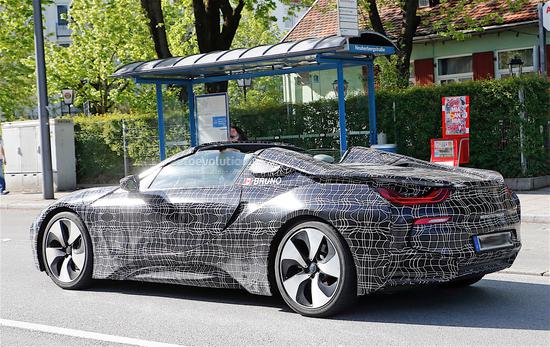 宝马i8敞篷版谍照曝光 动力配置提升2018年发布