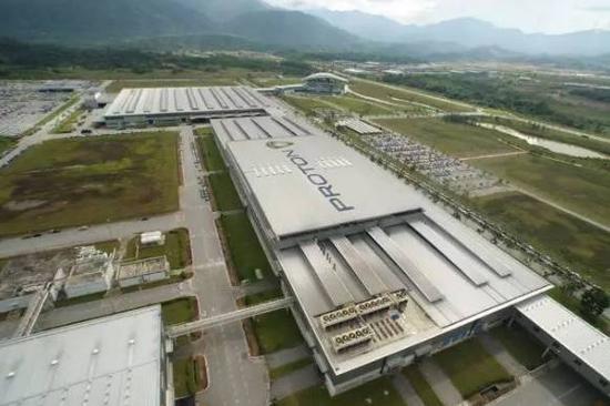 于马来西亚的宝腾整车生产基地