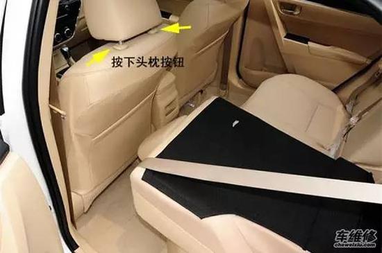 取下汽车头枕要掌握正确方法,否则.