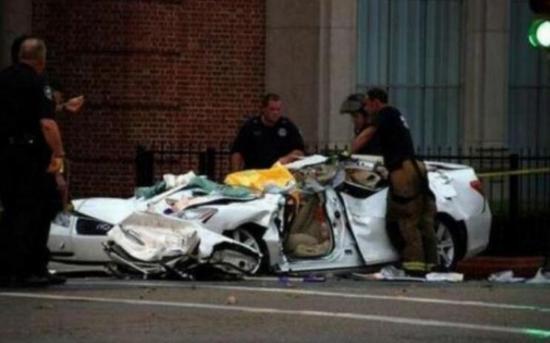 迎风行驶 感觉眼前一阵黑 醒来后车子报废