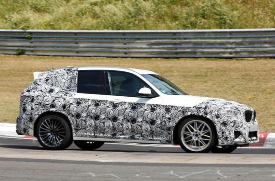 最大输出功率425马力 宝马X3 M谍照曝光