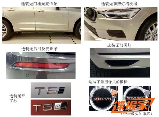 提供T4/T5版本 沃尔沃国产新XC60申报图