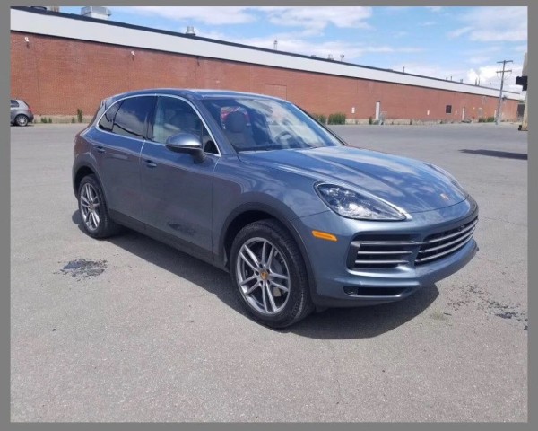 19款加版保时捷卡宴比斯开蓝米现车销