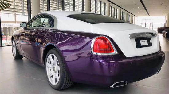 20款劳斯莱斯魅影暮光紫跑车小期货预售