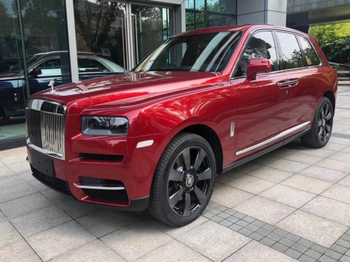 2019款劳斯莱斯库里南红棕现车