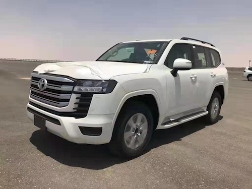 　　此前曝光的LC300抵港图片，图源：豪卖汽车