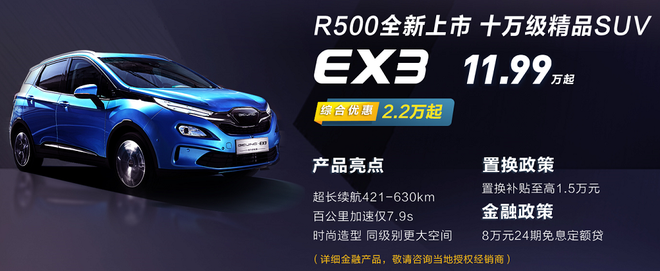 10万级纯电动SUV——BEIJING-EX3