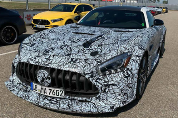 AMG GT Black Series谍照曝光 配超大扰流板