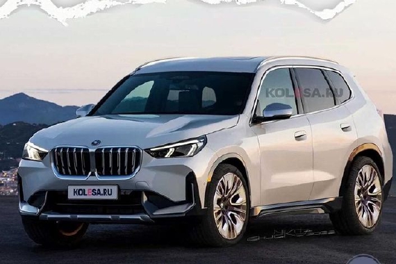 灯组细节调整/搭四出排气 新款BMW X3效果图曝光