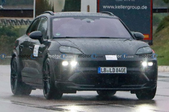 保时捷纯电新车Macan EV谍照再曝光