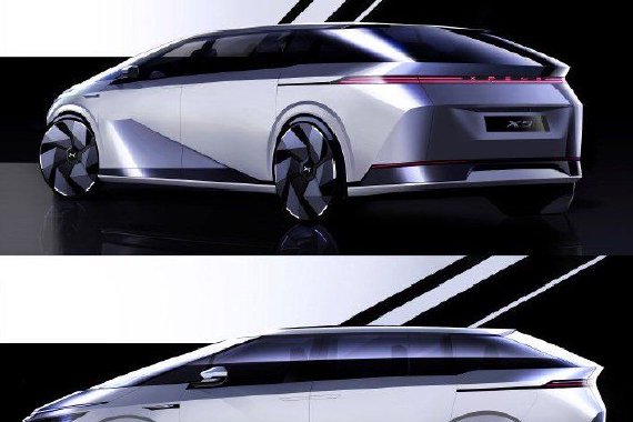 小鹏新车X9设计图亮相：号称“年轻态”MPV