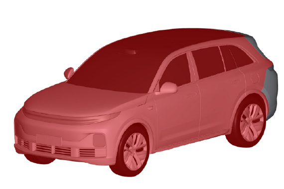 理想新车专利图曝光：预计为理想L6，外观细节更加平滑