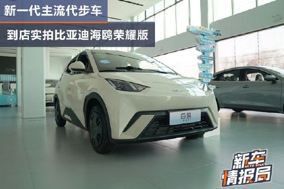 新一代主流代步车 实拍比亚迪海鸥荣耀版