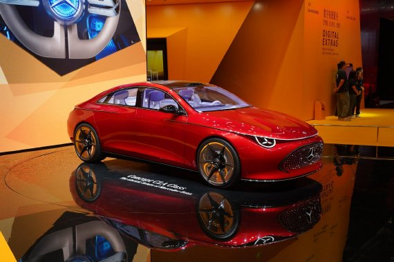 视频：2024北京车展：静态实拍奔驰CLA级概念车