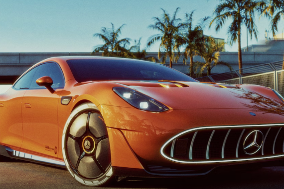 梅赛德斯-奔驰推出纯电动超跑概念车