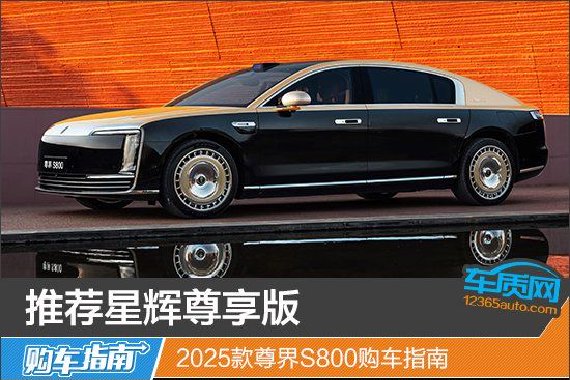 2025款尊界S800购车指南