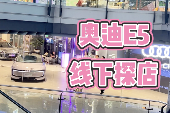 奥迪E5 Sportback线下探店：究竟哪款卖得最好