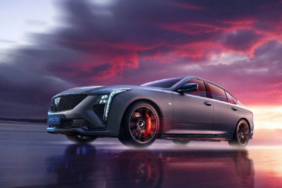 2025广州车展：凯迪拉克CT5飓风哑光灰版亮相