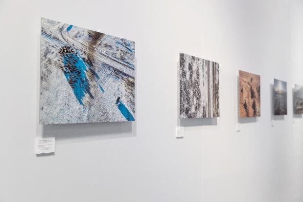 活动现场展示了20幅由乔纳斯·本迪克森拍摄的“天赋艺境”摄影作品