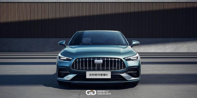 吉利银河星耀6官图首发 定位A+级电混家轿
